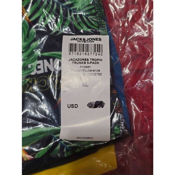 Jack & Jones 5 Pack Trunks - Picture 4 of 4